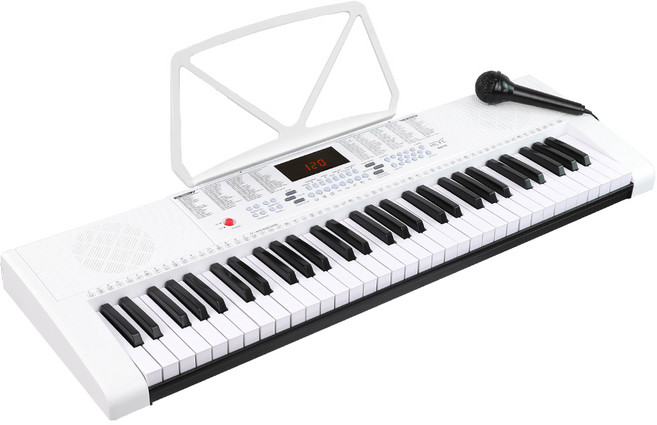 레브악기 포터블 전자 디지털피아노, RK110, WHITE, 1개