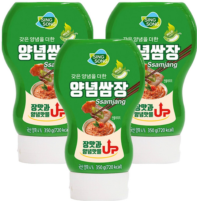 신송 양념쌈장, 350g, 3개