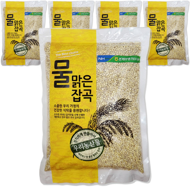 물맑은양평 청운농협 찰보리, 1kg, 5개