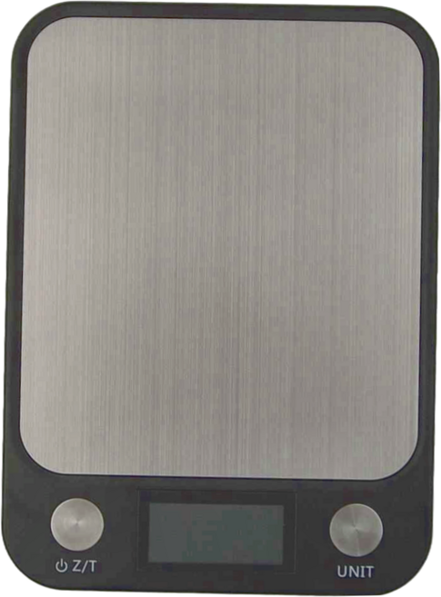 LifeShopping 不鏽鋼電子料理秤 電池款 1g精度, CAES0019ABK, 10000g, 黑色