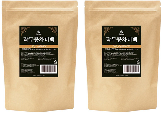 티랑 작두콩차 티백, 1g, 100개입, 2개