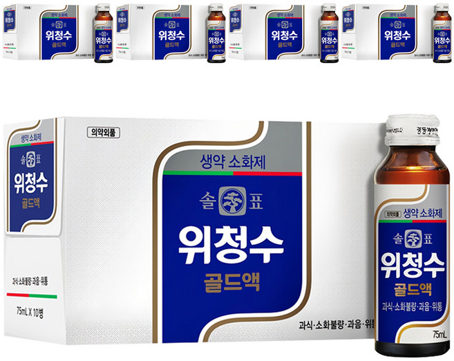 솔표 위청수 골드액, 75ml, 50개