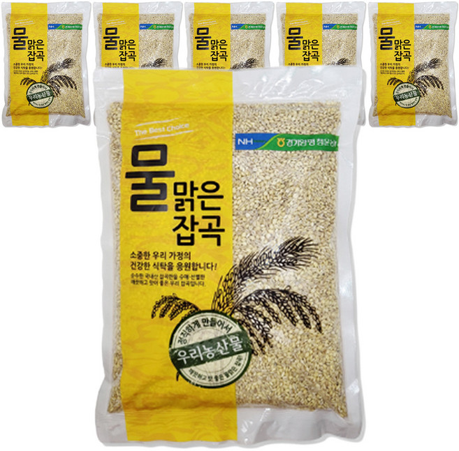 물맑은양평 청운농협 찰보리, 1kg, 6개