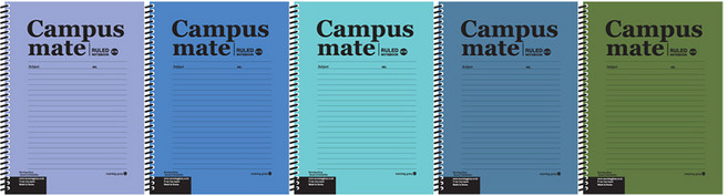 morning glory Campus note 彈簧筆記本, 多色, 5本