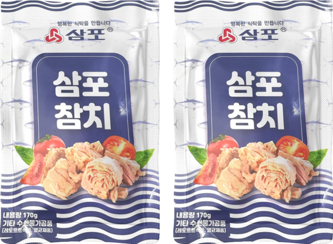 Sampo 瘦肉鮪魚, 170g, 2個