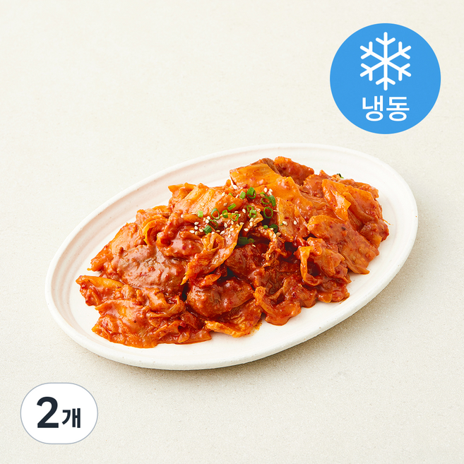 반찬단지 돈육볶음김치 (냉동), 1kg, 2개