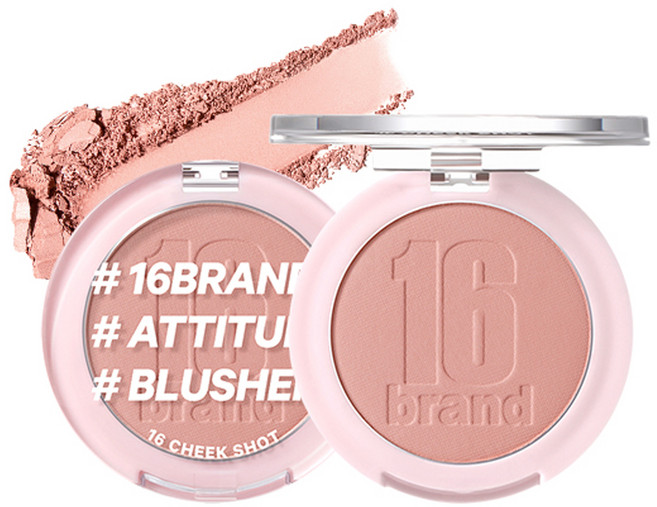 16브랜드 치크 샷 팩트 블러셔 6g, 밀크티샷, 1개