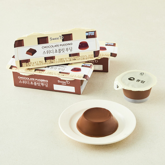 스위디 초콜릿 푸딩, 90g, 2개입, 3개