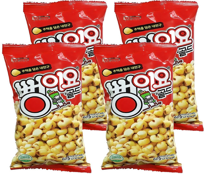뻥이요 골드, 60g, 4개
