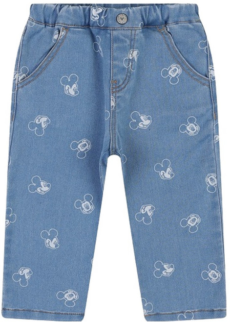 디즈니베이비 미키 발염 데님팬츠