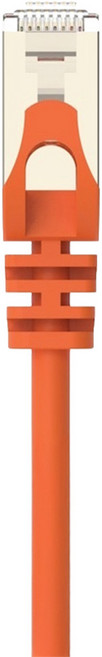 POLYWELL 寶利威爾 CAT6A 高速網路線 10Gbps RJ45 福祿克認證 PW15-W58-K010, 1m, 橘色, 1條