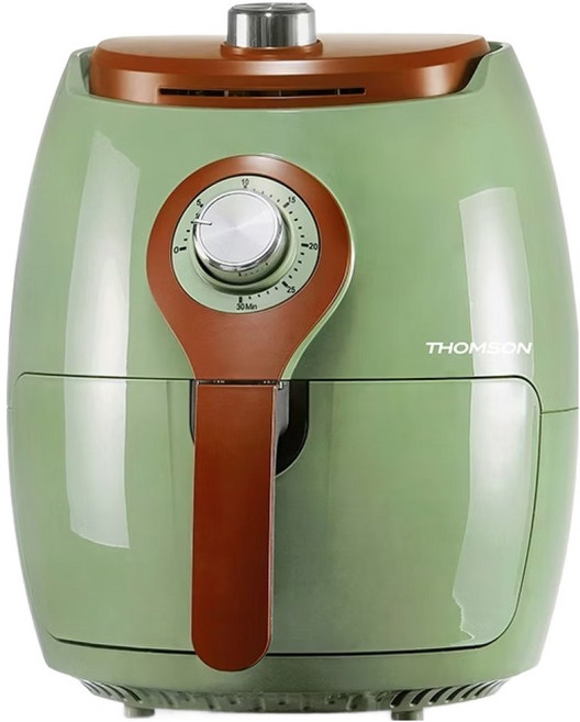 THOMSON 湯姆盛 2.5L氣炸鍋 3.8kg, TM-SAT15A, 復古綠