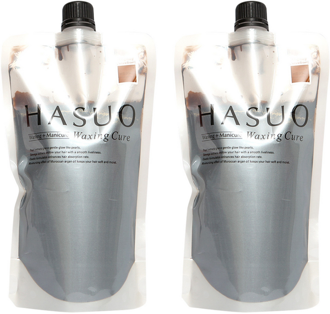 하수오 왁싱큐어 헤어 메니큐어, 네츄럴브라운, 2개