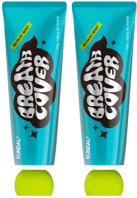 쿤달 딥브레스커버 머스캣민트향 치약, 100g, 2개