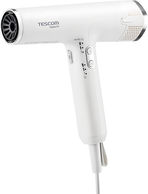 TESCOM 吹風機 1200W, TD880A, 雪白色