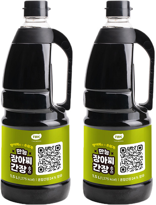 TBK 만능장아찌간장소스, 1.5L, 2개