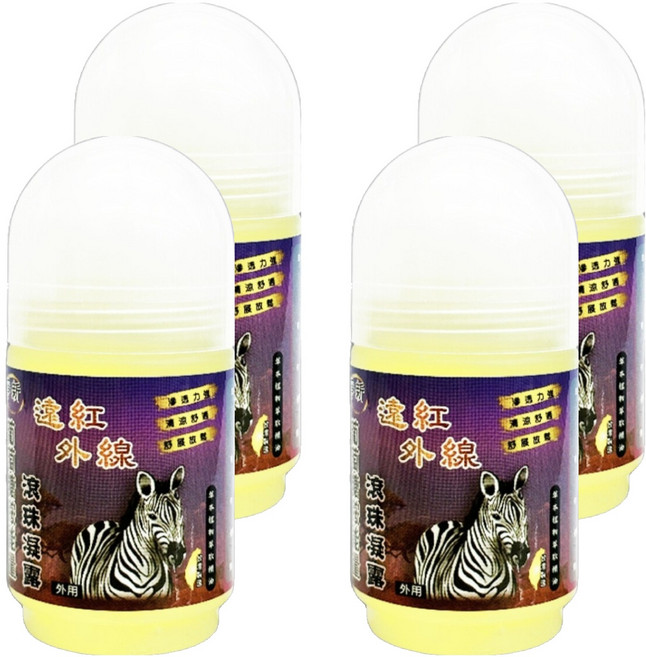 淨新科技 一條根 滾珠凝露 遠紅外線 50ml, 4個, 1個裝
