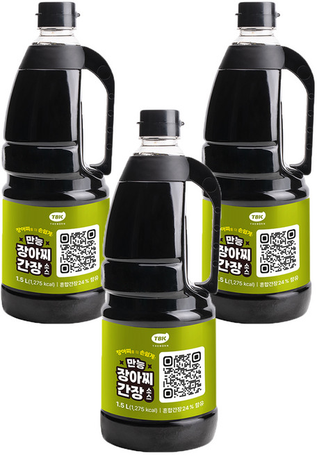 TBK 만능장아찌간장소스, 1.5L, 3개