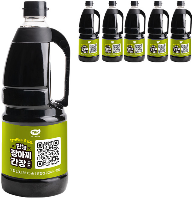TBK 만능장아찌간장소스, 1.5L, 6개