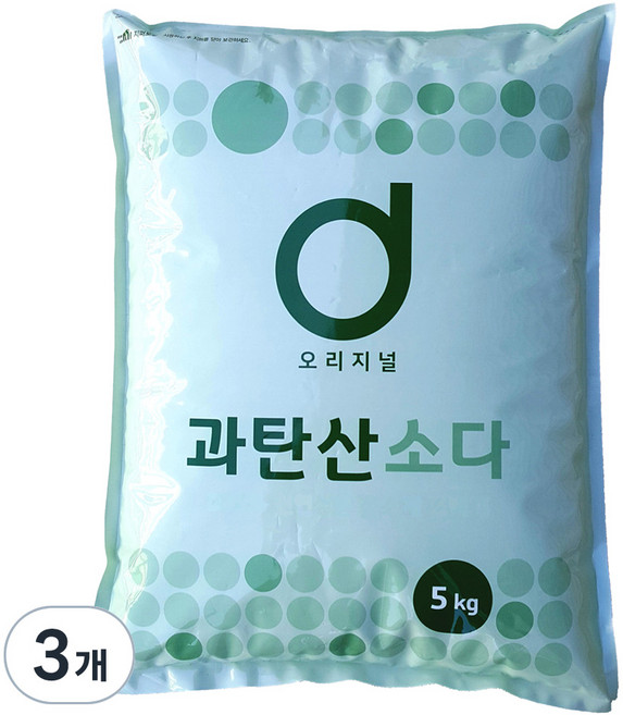 오리지널 과탄산소다, 5kg, 3개