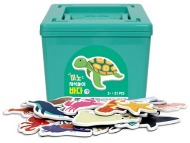 아리아띠 미노 자석놀이 자석학습보드, 바다, 1개