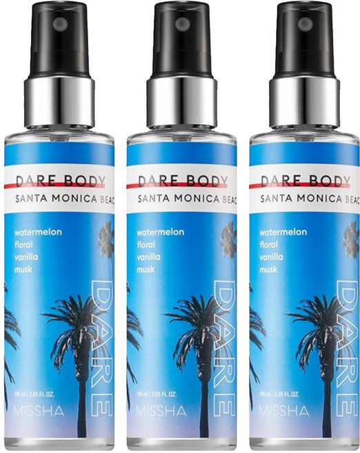 MISSHA 香氛噴霧 SANTA MONICA BEACH 海灘 105ml, 3瓶