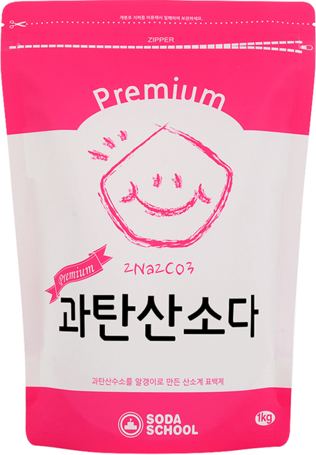 소다스쿨 프리미엄 과탄산소다, 1kg, 1개