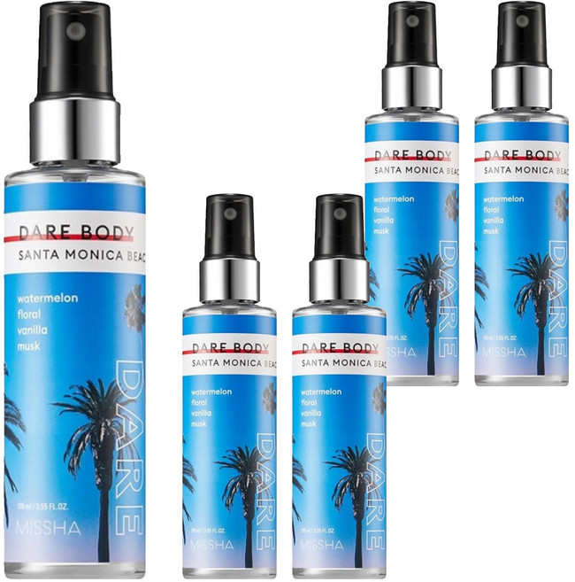MISSHA 香氛噴霧 SANTA MONICA BEACH 海灘 105ml, 5瓶