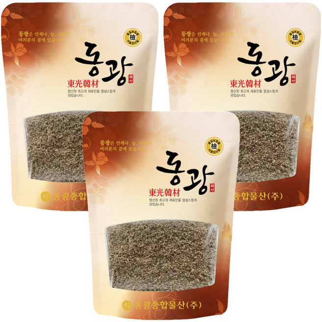 동광한방몰 리필용 대용량 후추가루, 500g, 3개