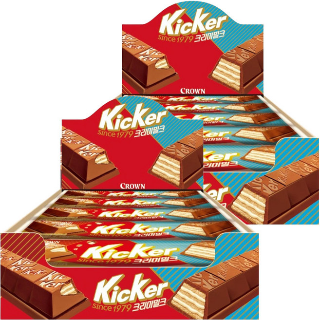 키커 바 크리미밀크, 28g, 30개