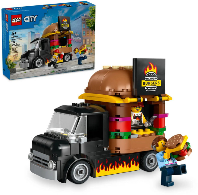 LEGO 60404 城市系列, 漢堡餐車 Buger Van, 1盒