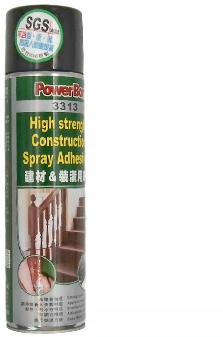 PowerBon 3313 高強度建築用噴膠, 1瓶, 450ml