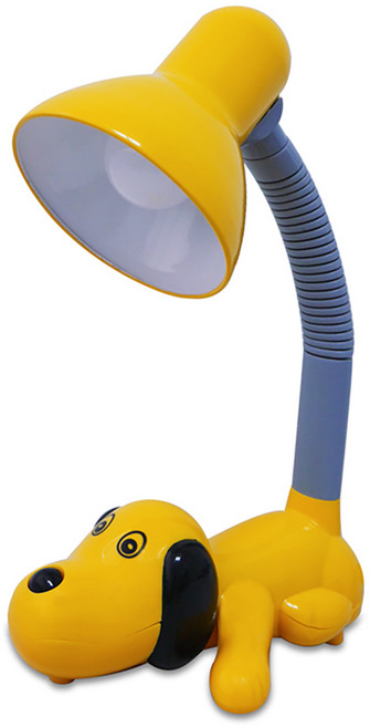 銳奇 巴九檯燈 LED-789 小狗造型 E27, 1台, 黃色