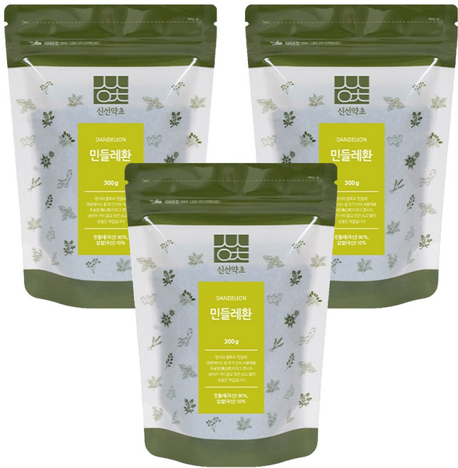 신선약초 민들레환, 3개, 300g