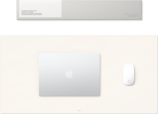 에이오드 가죽 데스크매트, 포슬린 아이보리