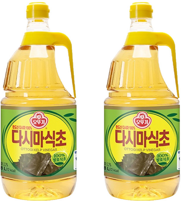 오뚜기 다시마식초, 1.8L, 2개