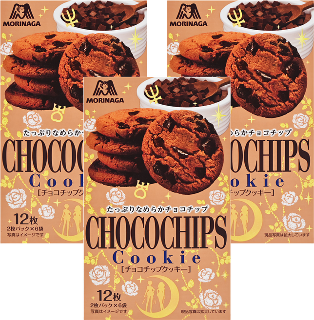 MORINAGA 森永 Biscuit 可可風味餅乾, 111.6g, 3盒
