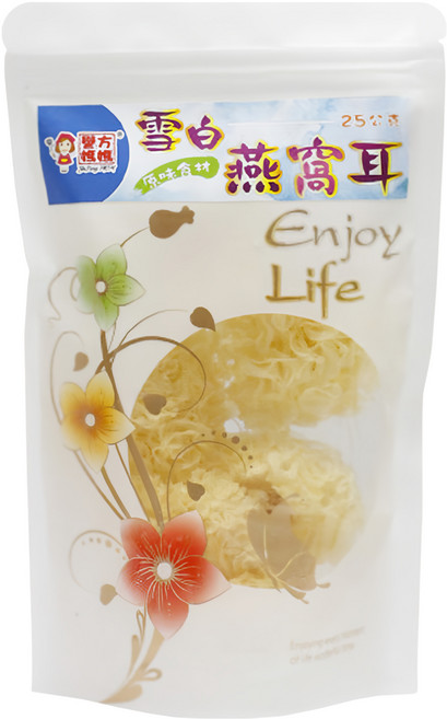 譽方媽媽 雪白燕窩耳, 25g, 1包