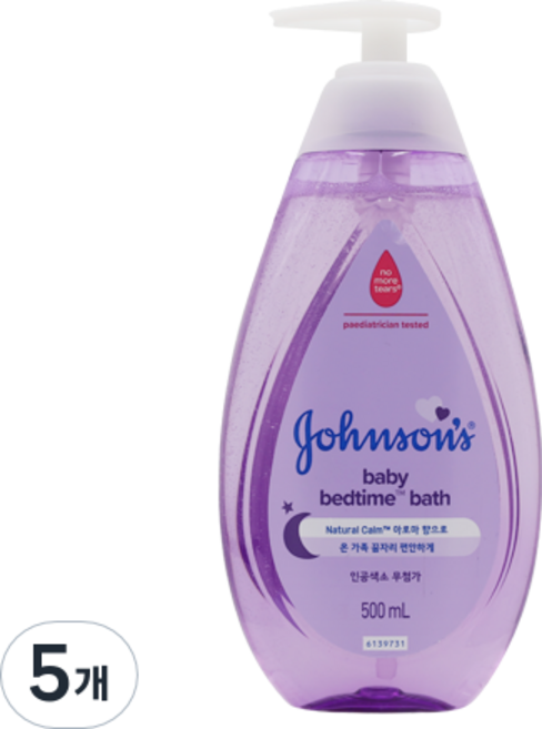 존슨즈베이비 베드타임 베이비 바스, 500ml, 5개