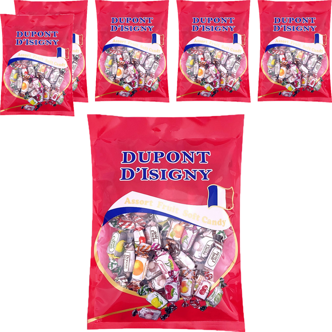 DUPONT D'ISIGNY 果汁軟糖, 250g, 6袋