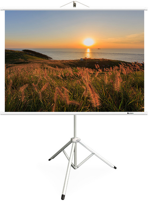 윤씨네 족자 삼각대 스크린 화이트 2m 4:3, YJV080