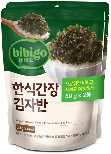 비비고 한식간장김자반, 50g, 2개