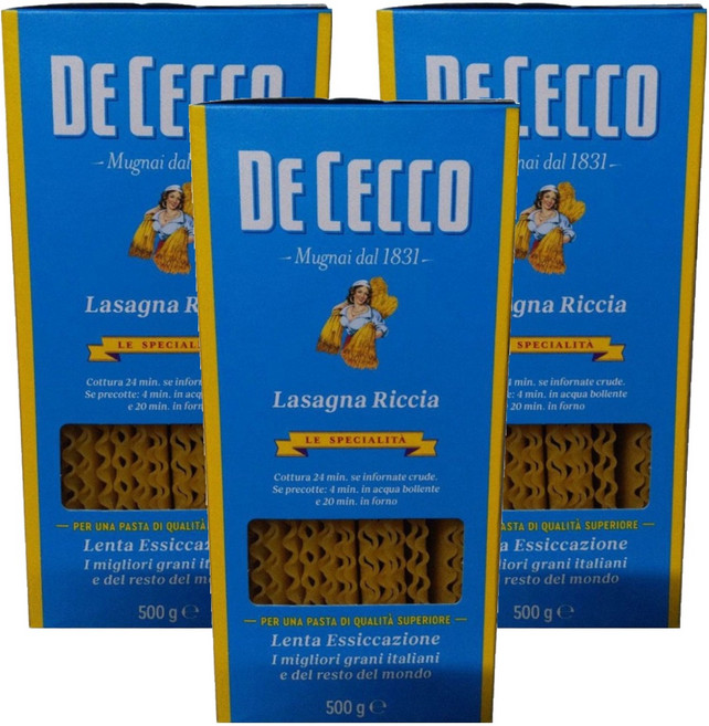 데체코 라자냐, 500g, 3개