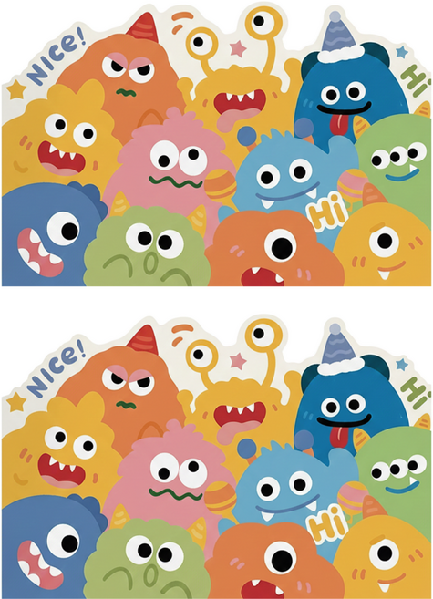 軟珪藻土地墊, 怪獸 NICE, 2個