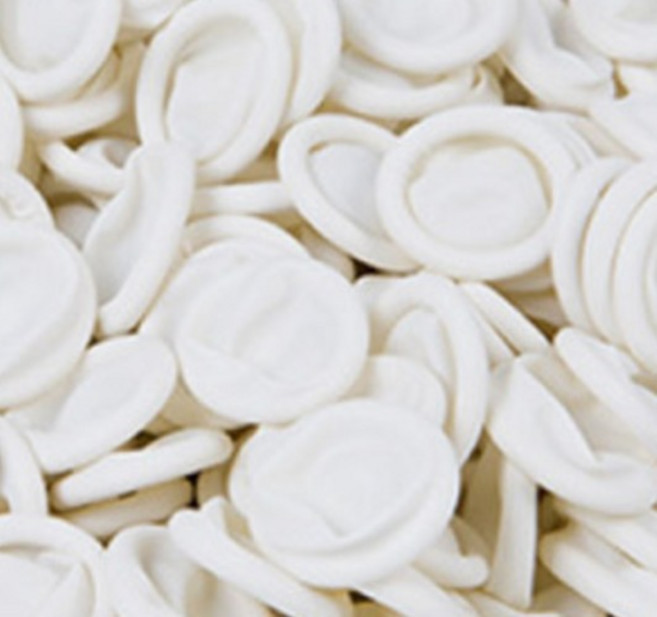 지미스홈 캠핑 주방 다용도 손가락 장갑 골무 화이트, 1개입, 100개