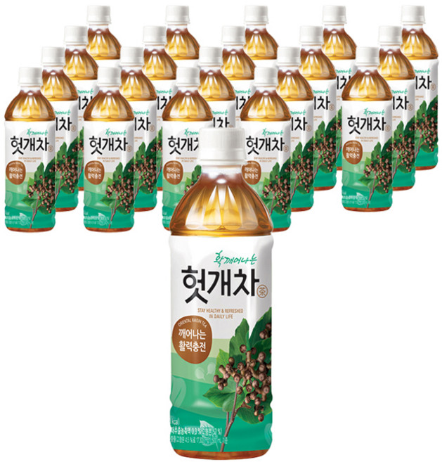 웅진 헛개차, 500ml, 20개