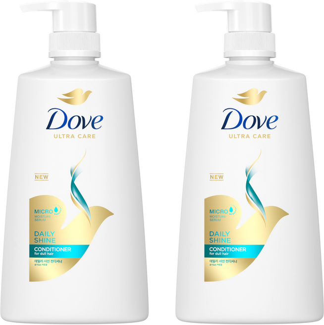도브 데일리 샤인 컨디셔너, 660ml, 2개
