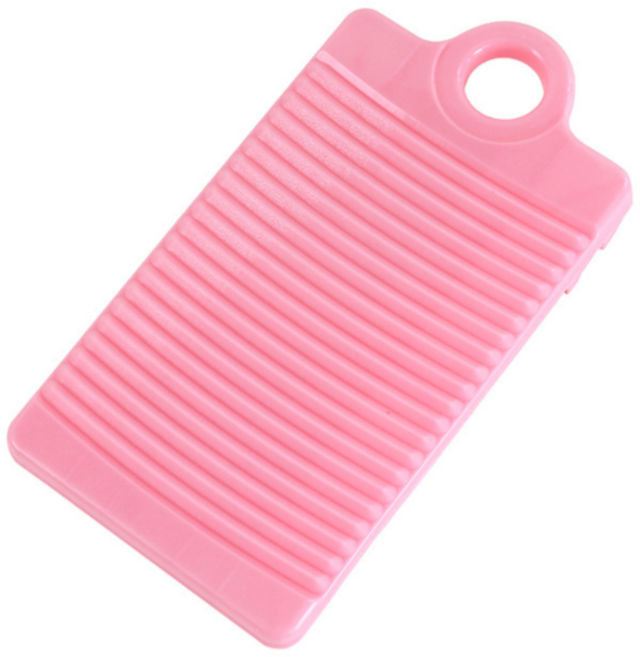해피제이 미니 욕실 사각 빨래판, 핑크, 1개