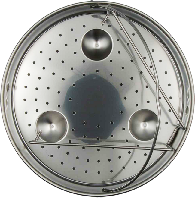 WMF 不鏽鋼有孔蒸盤加腳架 #0789426030 22cm 316不鏽鋼, 1個