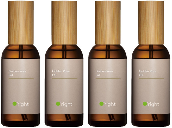O'right 歐萊德 香檳玫瑰油, 100ml, 4瓶